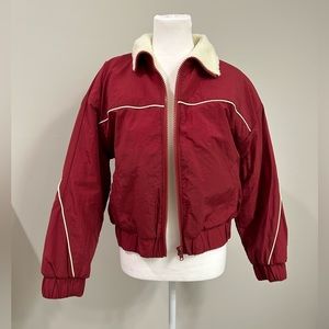 Forever 21 Casual Jacket- Burgundy/Cream- Small- NWT